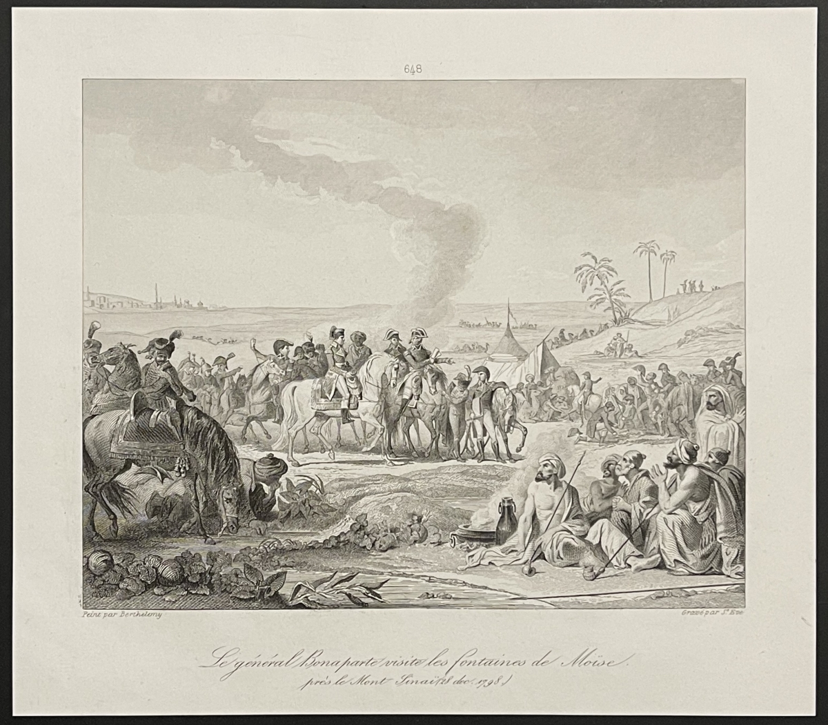 napoleon_bonaparte_1798_fontaines_de_moise_mont_sinai_egypte_france_c_1840