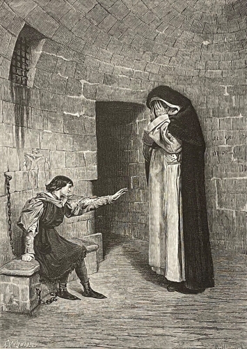 jeanne_darc_apprend_sa_condamnation_a_rouen_guerre_de_cent_ans_gravure_1887