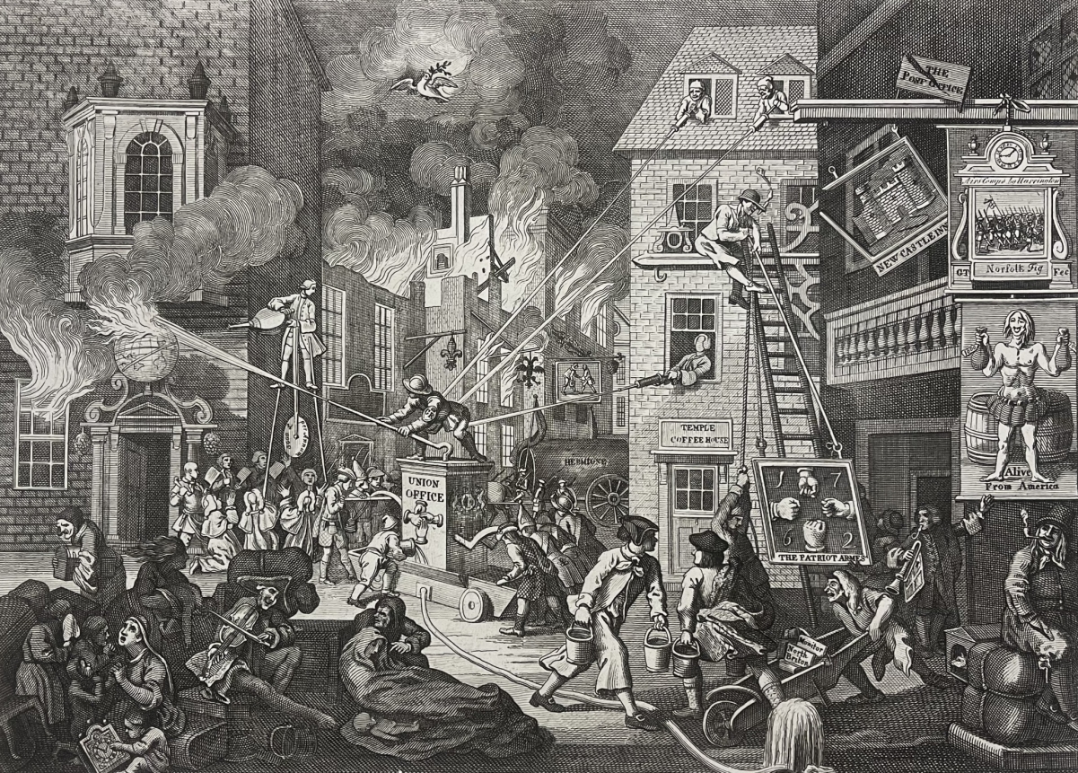 william_hogarth_1697_-_1764_incendie_en_amerique_pompier_usa_the_time
