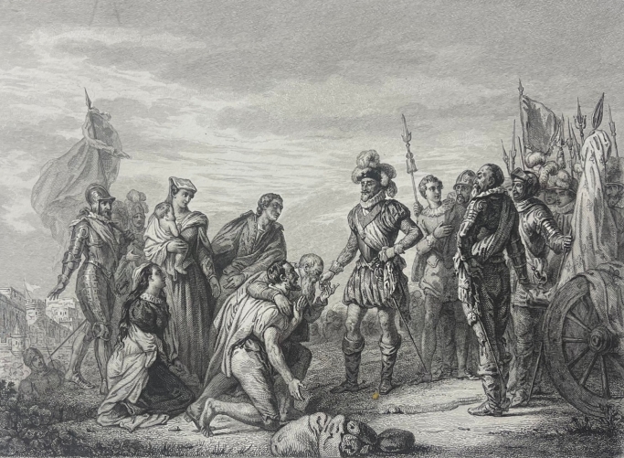 henri_iv_devant_paris_1590_grave_par_lerfevre_vers_1840