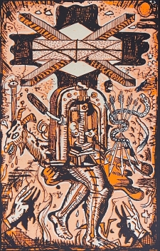 art_brut_poster_serigraphie_de_bolino_pakito_titre_press_bouc