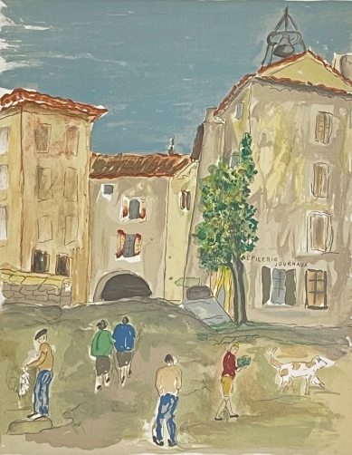gordes_provence_lithographie_1979_attribuee_a_astri_bergman_taube_1898-1980