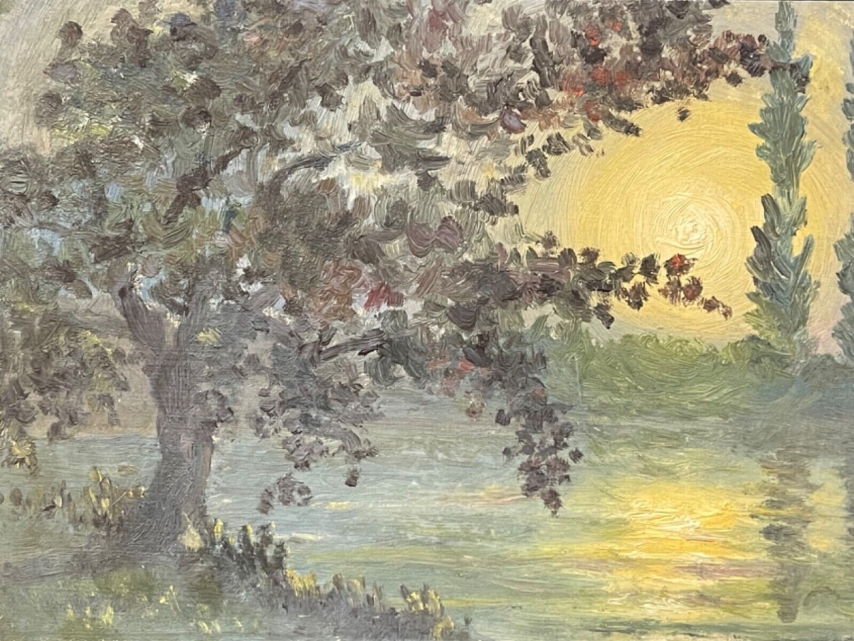 couche_de_soleil_en_campagne_peinture_sur_papier_xixe_anonyme_impressionnisme