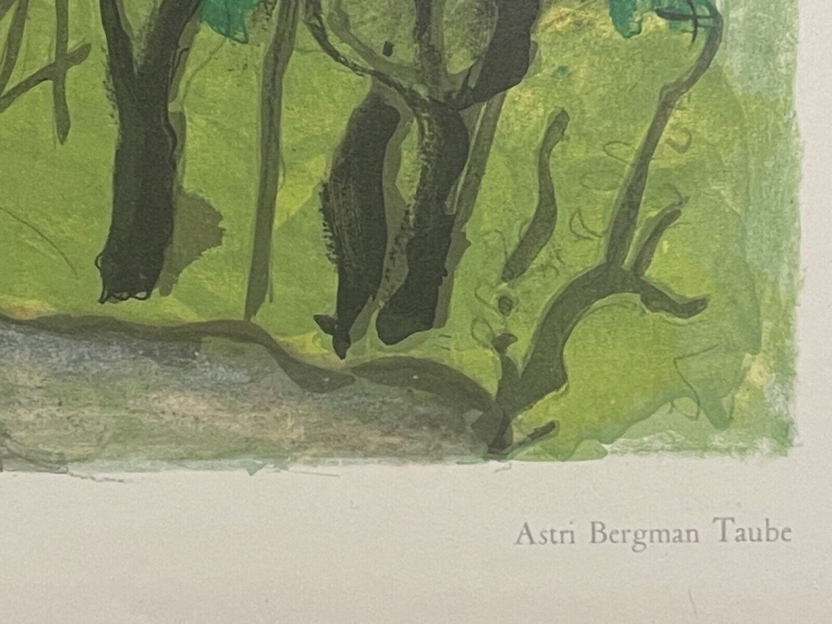 gordes_la_plaine_provence_lithographie_1979_astri_bergman_taube_1898-1980