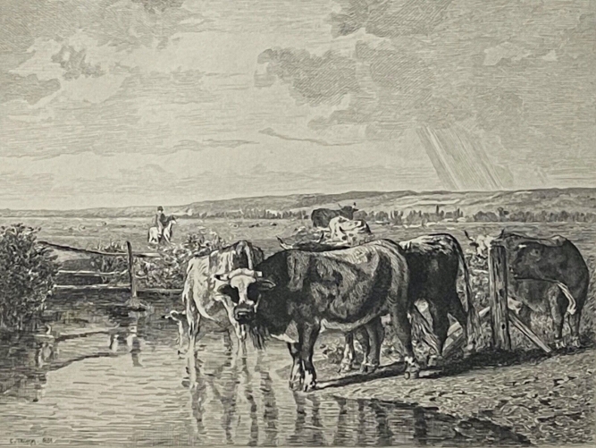 la_mare_dapres_constant_troyon_barbizon_xixe_vache