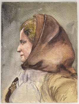 marcel_chabas_1890-1948_femme_yougoslave_aquarelle_de_1928_france_certificat