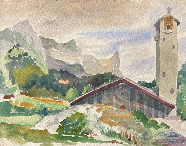 eglise_notre-dame-de-toute-grace_du_plateau_d_assy_aquarelle_vers_1920