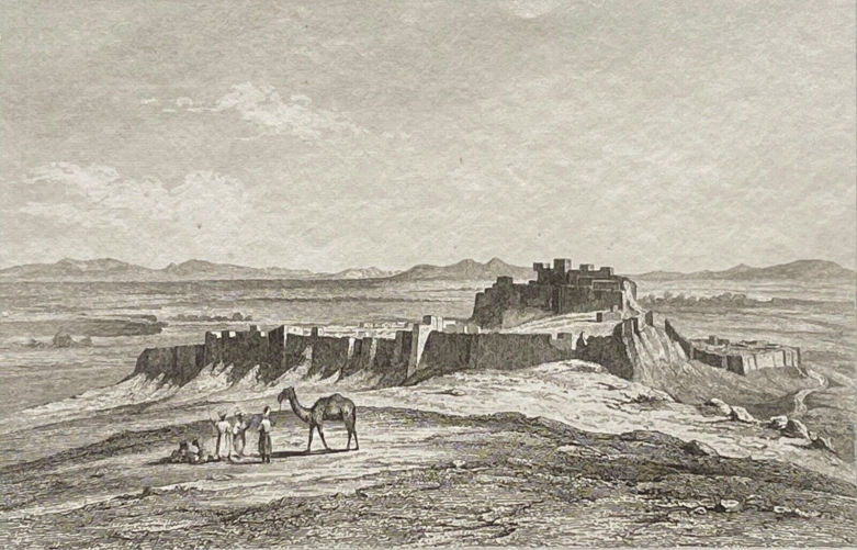 ghazni_ou_ghazna_afghanistan_capitale_de_l_empire_ghaznevide_gravure_c_1850