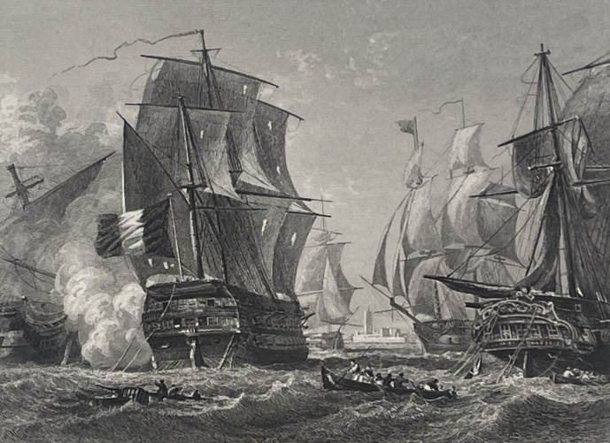 fait_darme_du_capitaine_troude_aux_antilles_1809_les_saintes_france_c_1836