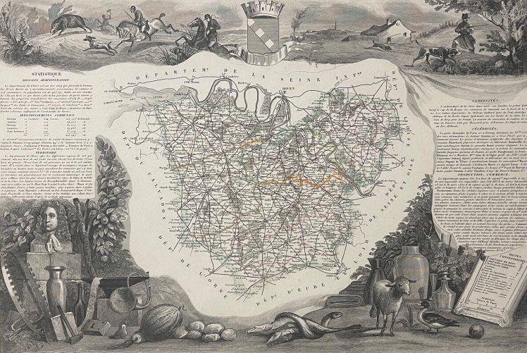 eure_departement_carte_de_1850_france_normandie