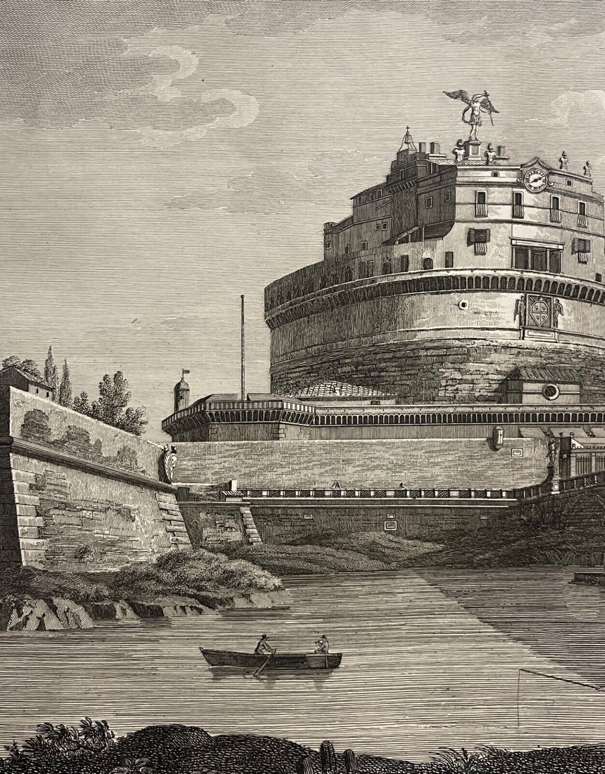 rome_chateau_saint_-_ange_1828_par_achille_parboni_1783-1841_italie