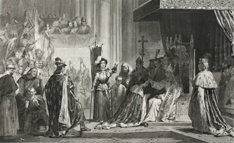 sacre_de_charles_vii_a_reins_1429_roi_de_france_jeanne_darc_gravure_vers_1845