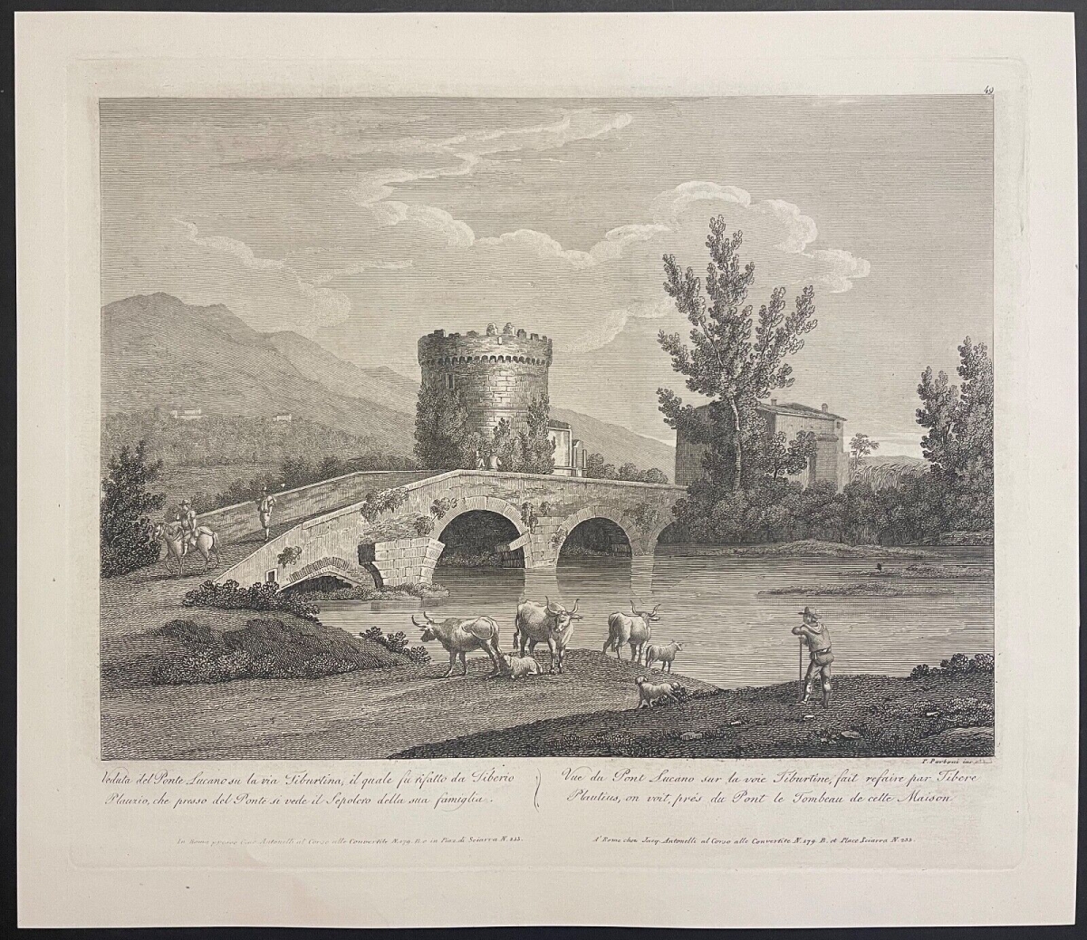 rome_pont_lucano_et_le_mausolee_de_plautii_par_pietro_parboni_italie