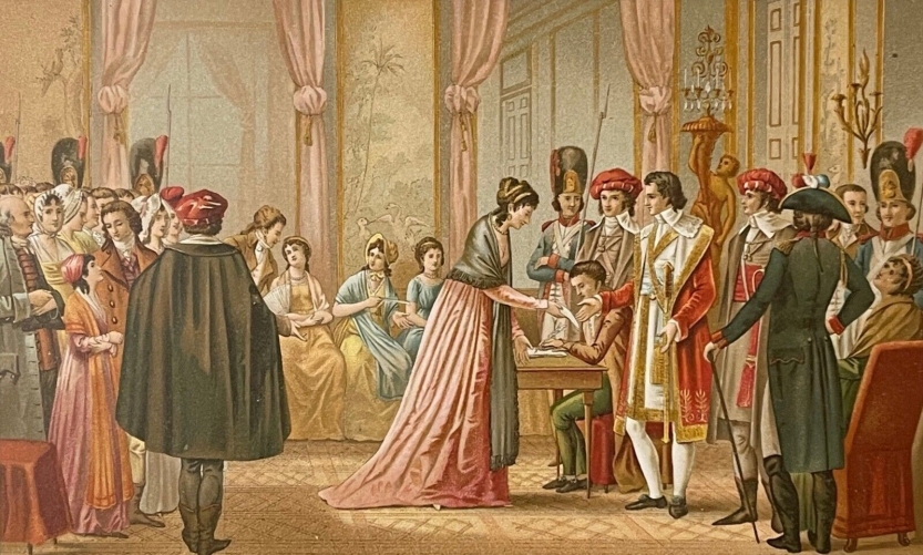audience_publique_du_directoire_revolution_francaise_chromolithogravure_1884