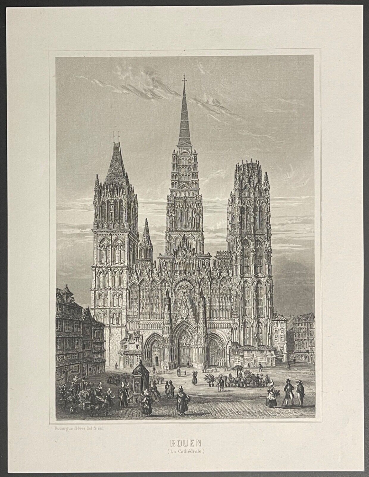 rouen_la_cathedrale_normandie_seine-maritime_gravure_par_rouargue_1838_france