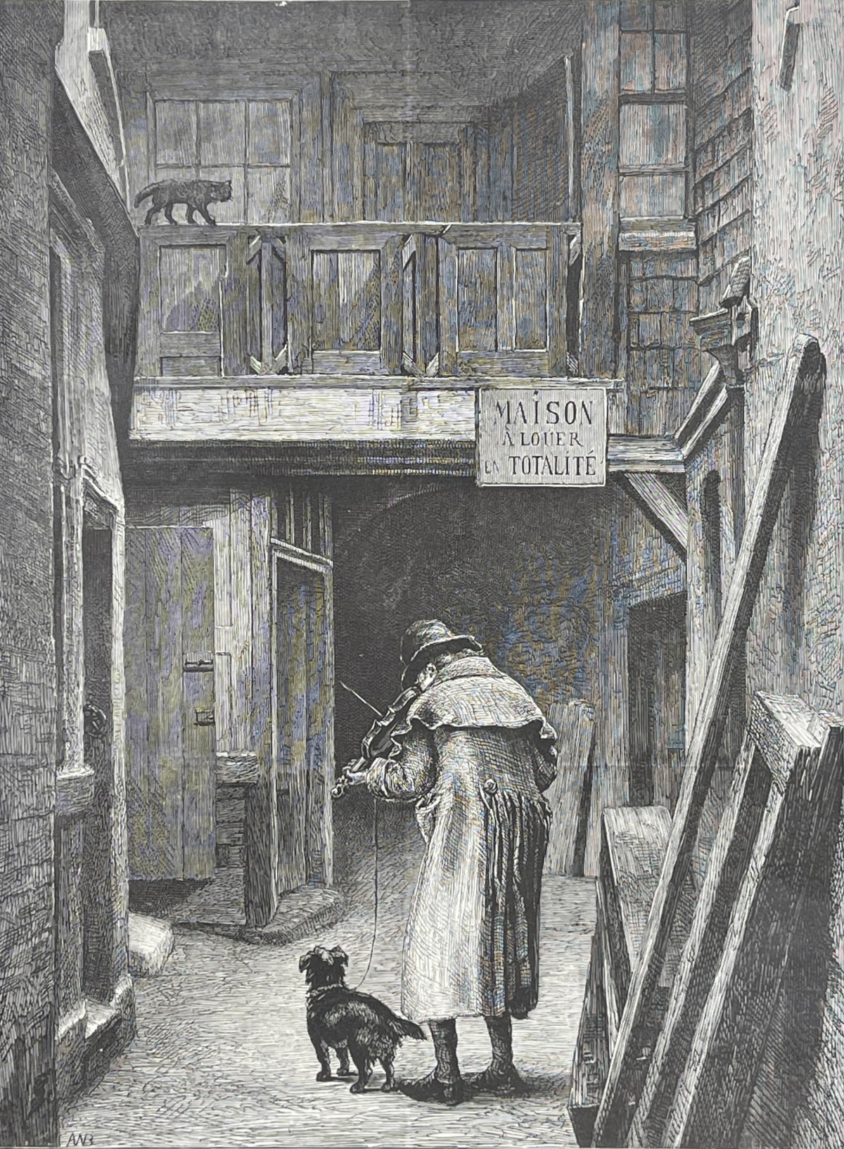 le_musicien_aveugle_signe_anb_estampe_xylographie_c_1885_violon_mendiant
