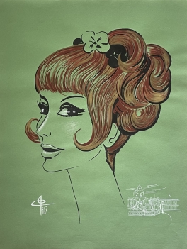 mode_paris_france_coiffure_1967_peinture_gouache_mixte_signee