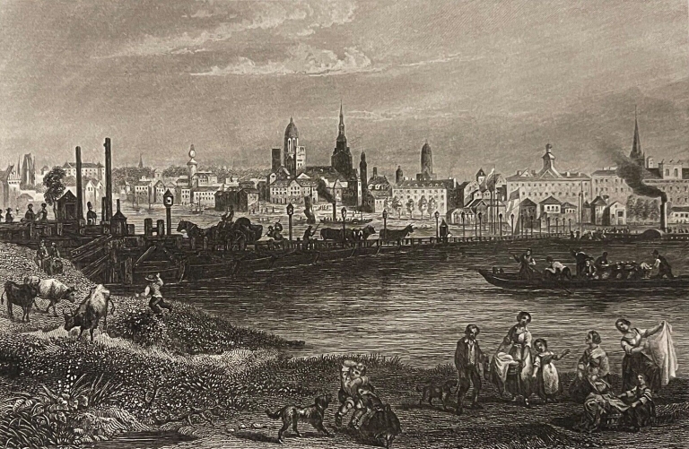 saint-petersbourg_russie_vue_prise_du_pont_troizkoi_gravure_de_1838_russe