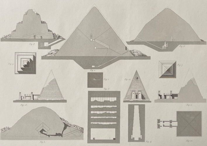 egypte_pyramides_de_dahchour_abusier_et_gizeh_par_amoudru_vers_1850