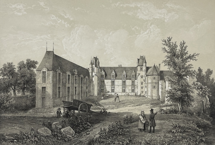 chateau_de_goulaine_haute-goulaine_bretagne_lithographie_1860