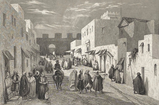 maroc_tanger_rue_el-atary_dapres_finden_vers_1830_afrique