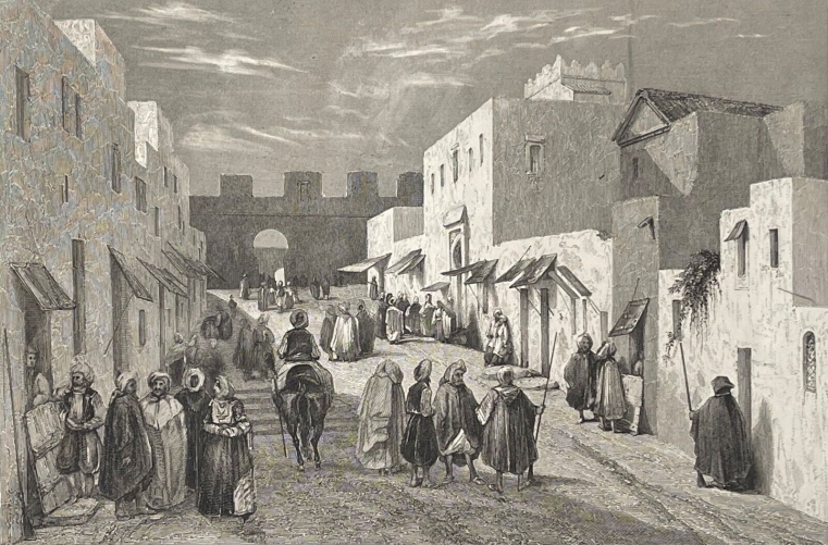 maroc_tanger_rue_el-atary_dapres_finden_vers_1830_afrique