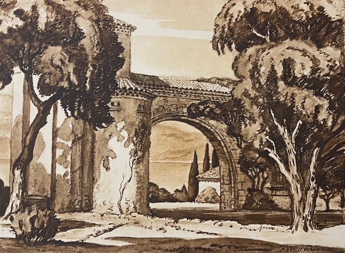 pointe_saint-hospice_entree_du_domaine_alpes-maritimes_gravure_c_1942_provence