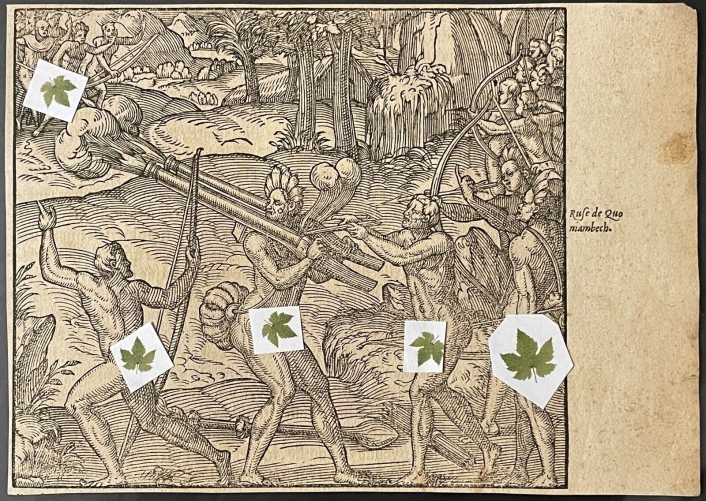 canada_bataille_entre_indigenes_par_andré_thevet_1516-1590_gravure_de_1575