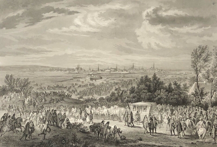 roi_louis_xiv_et_reine_marie_therese_a_arras_1667_gravure_france_1840_bourbon