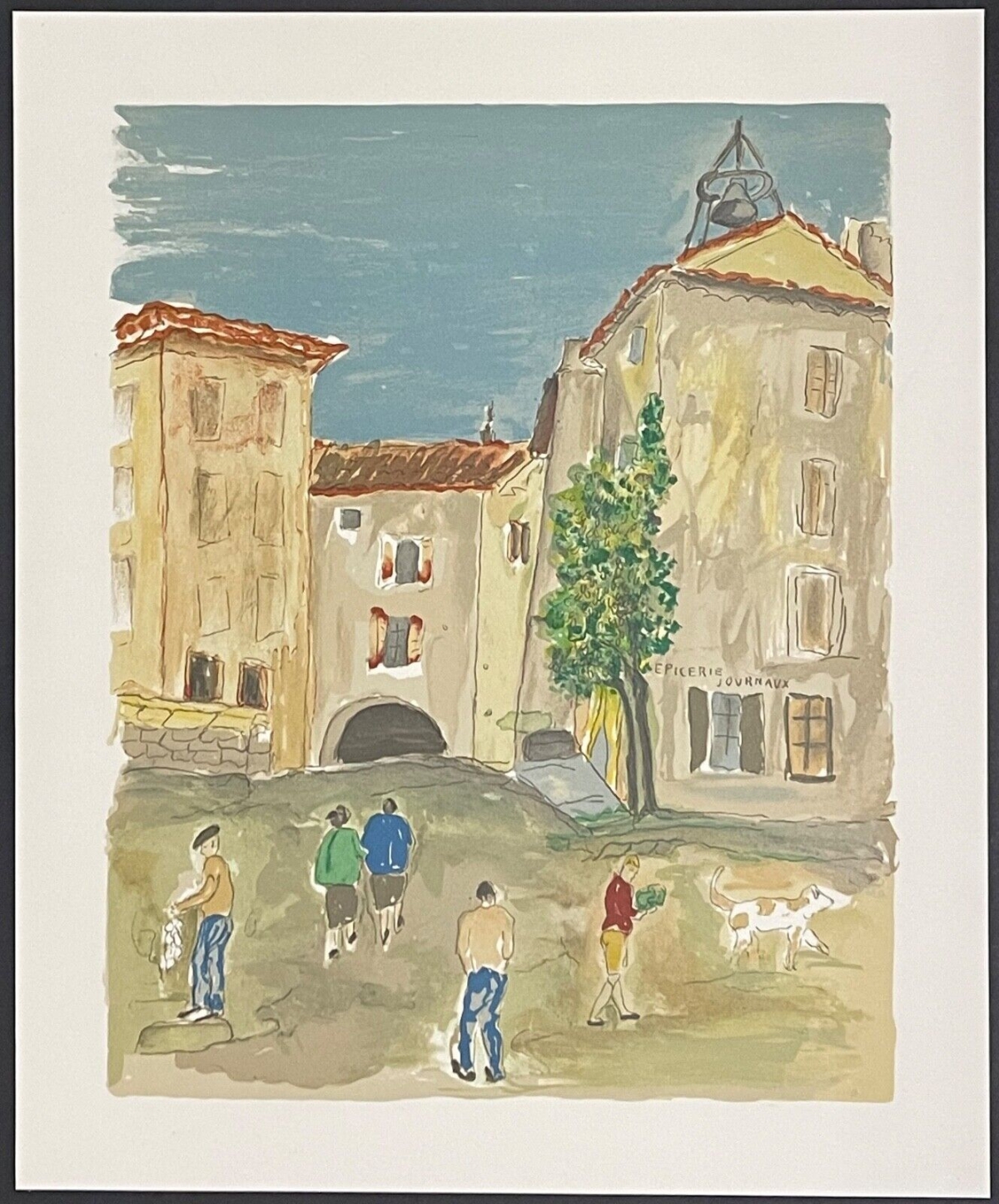 gordes_provence_lithographie_1979_attribuee_a_astri_bergman_taube_1898-1980