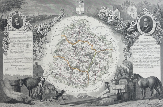 sarthe_departement_carte_de_1850_france