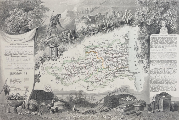 pyrenees-orientales_departement_carte_de_1850_france_occitanie