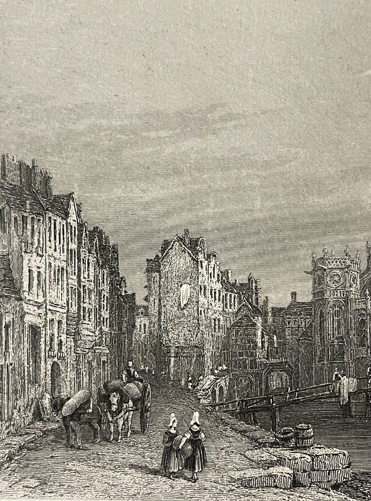 caen_normandie_calvados_france_gravure_de_sketon_vers_1838
