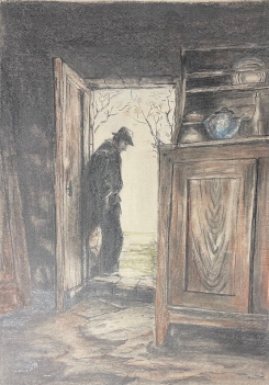 lucien_gautier_1850-1925_rare_technique_mixte_1881_provence_france