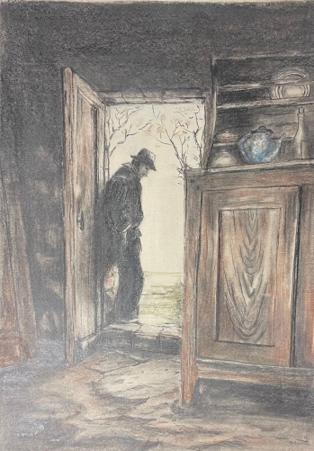 lucien_gautier_1850-1925_rare_technique_mixte_1881_provence_france