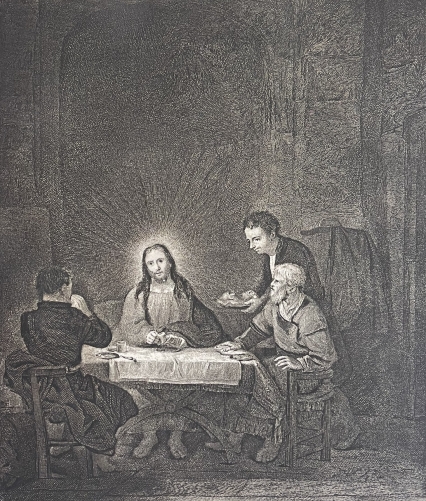 rembrandt_harmenszoon_van_rijn_les_disciples_d???emmaüs_burin_par_defrey_1877