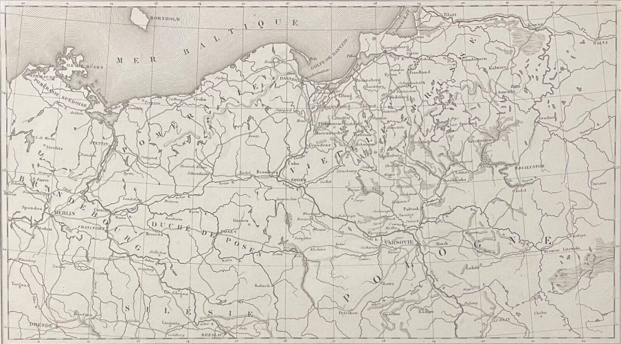 pologne_et_prusse_orientale_sous_empire_napoleon_bonaparte_carte_1848