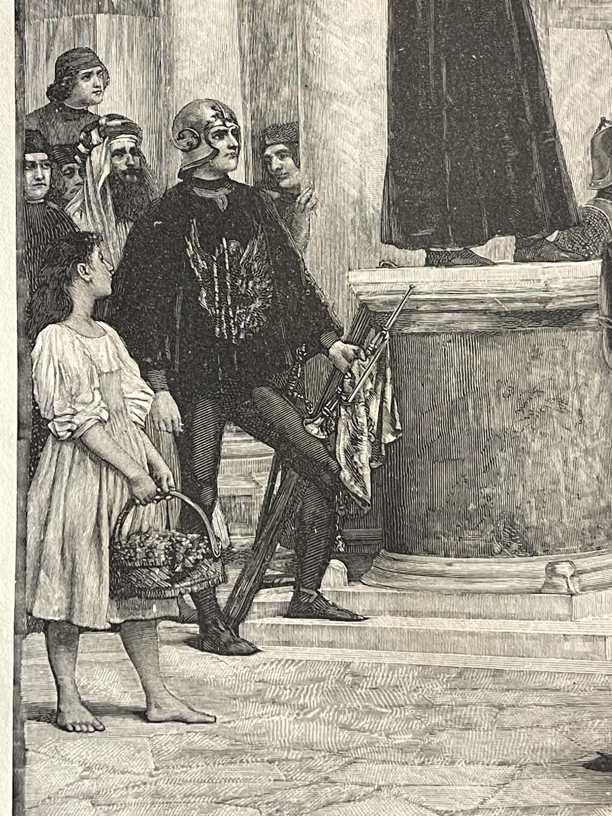 venice_italy_public_reading_of_an_edict_1891_antique_print_after_wagrez