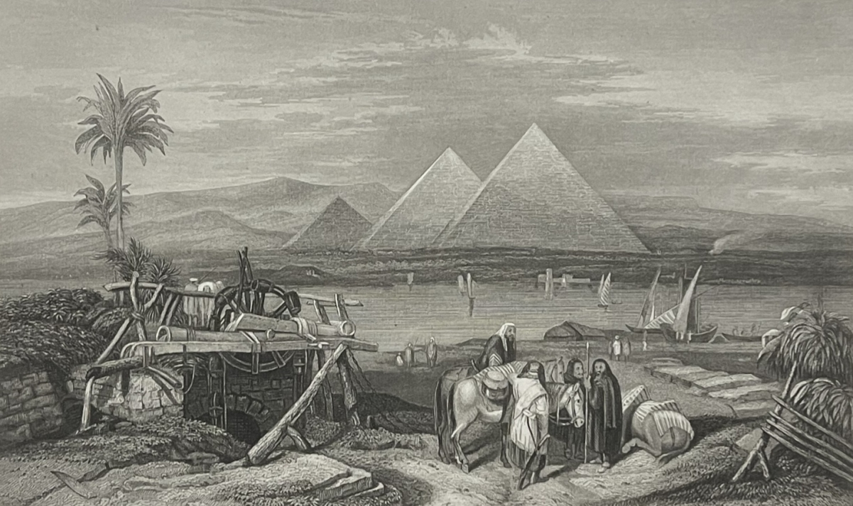 egypte_les_pyramides_memphis_de_gizeh_le_nil_gravure_vers_1830_afrique_pyramide