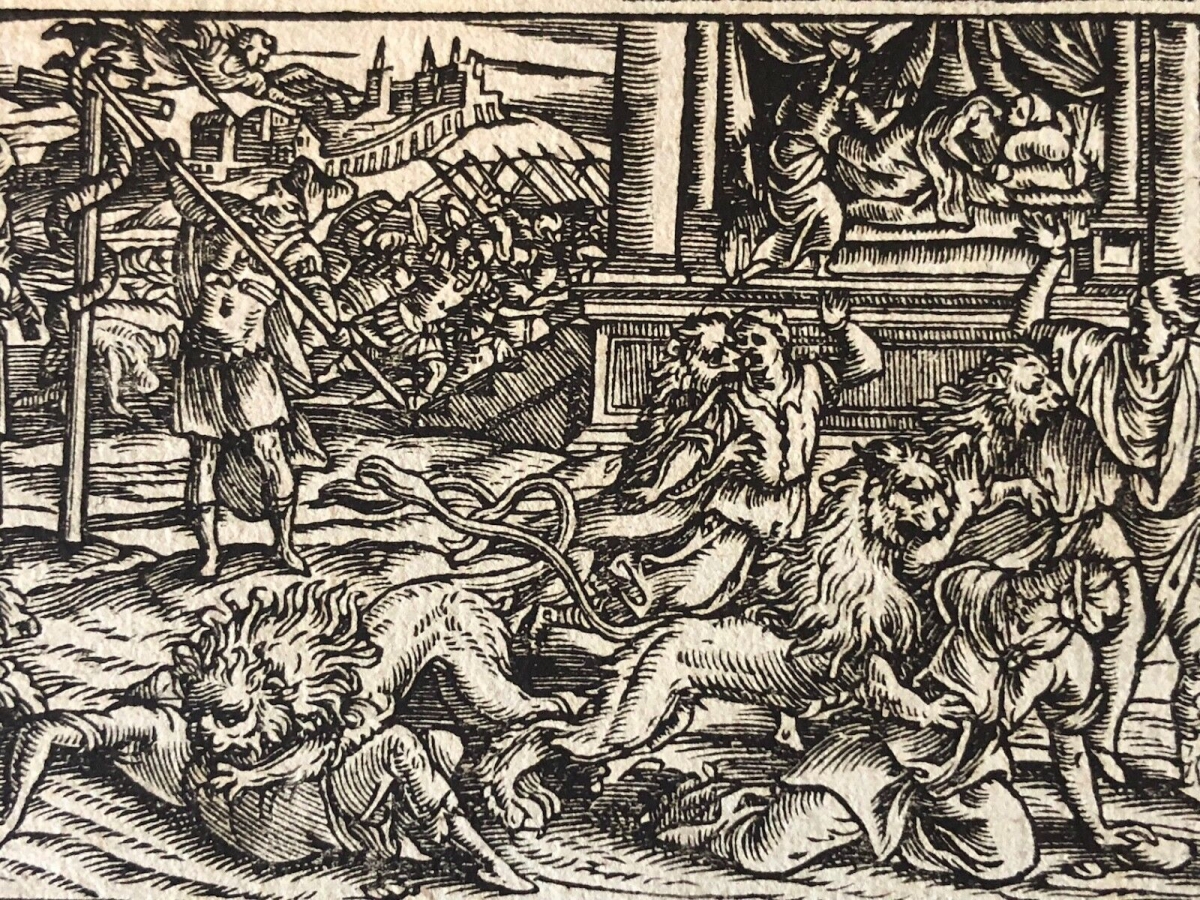 lions_martyrs_chretiens_gravure_sur_papier_xviie_anonyme_xylographie_lion