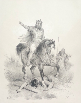 attila_395-453_roi_des_huns_lithographie_vers_1850