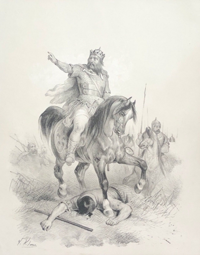attila_395-453_roi_des_huns_lithographie_vers_1850