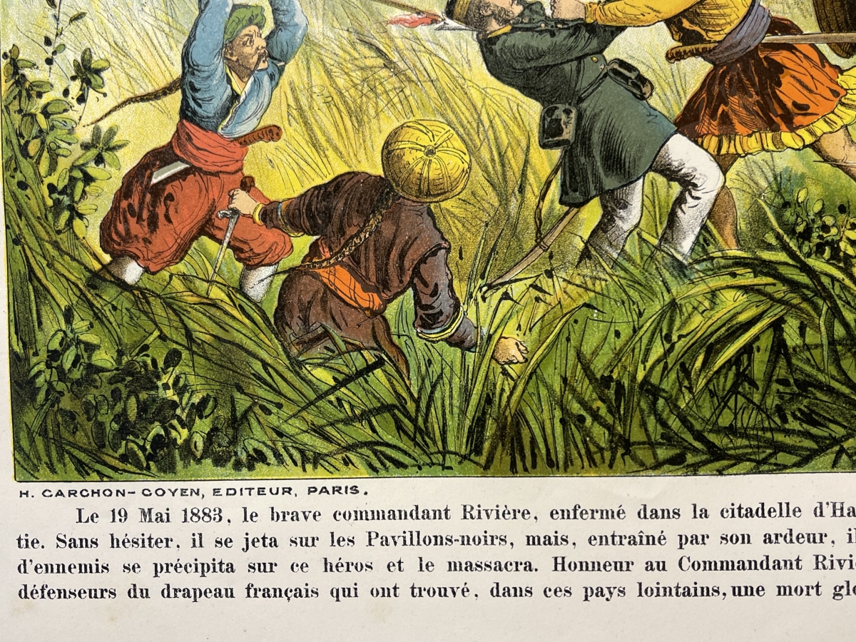 vietnam_1883_battle_of_paper_bridge_henri_riviere_antique_colour_print