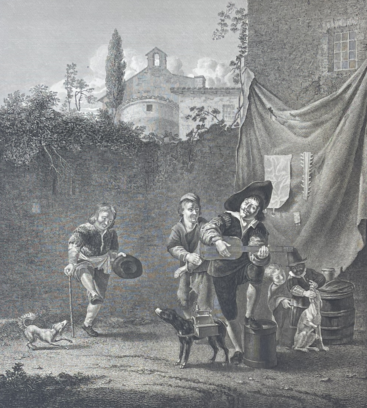 karel_dujardin_1626-1678_charlatans_et_animaux_savants_tirage_vers_1850_guitare