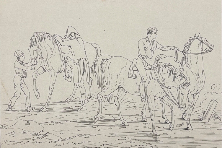 palfrenier_sous_napoleon_dessin_encre_antony_hottot_1865-1914_c_1885_cheval