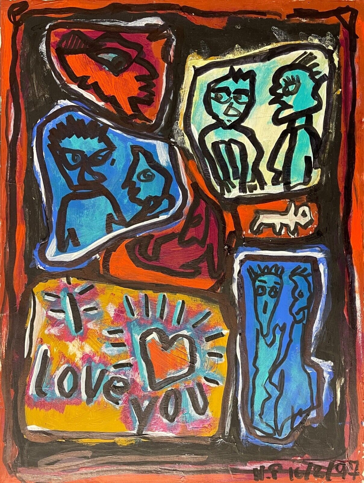 i_love_you_par_norbert_palmade_1928-_2019_acrylique_art_brut_1990