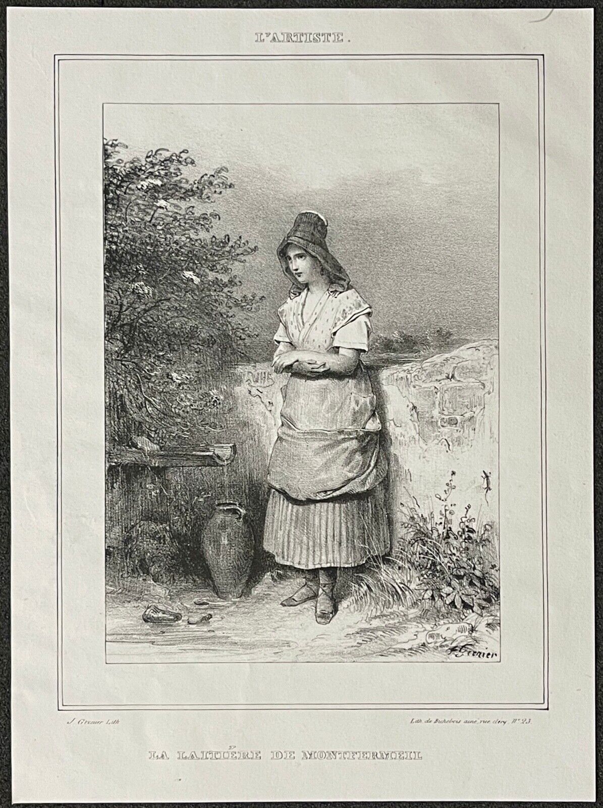 la_laitiere_de_montfermeil_lithographie_originale_1831_france_lait