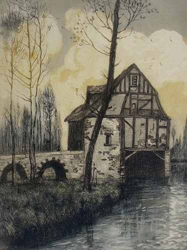 moulin_dans_le_nord_de_la_france_aquatinte_vers_1920