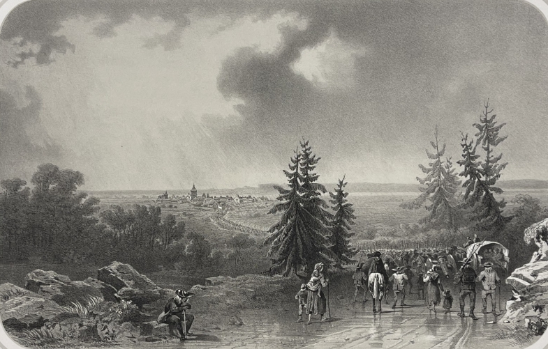 antrain_bretagne_lle-et-vilaine_val-coues_lithographie_1860_france