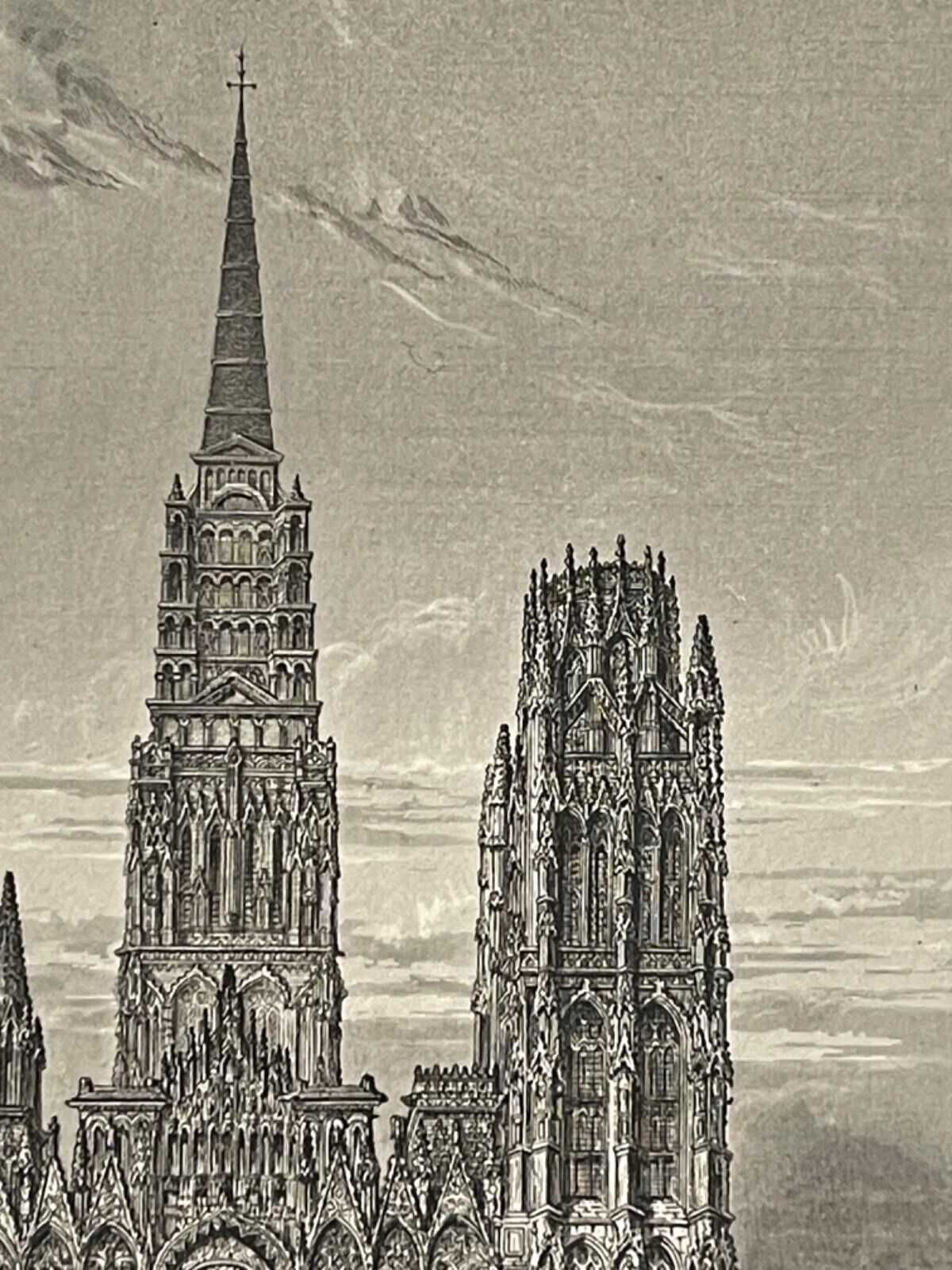 rouen_la_cathedrale_normandie_seine-maritime_gravure_par_rouargue_1838_france
